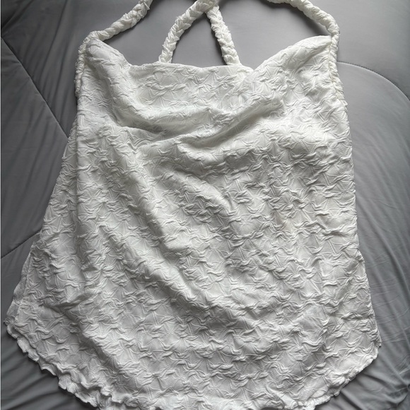 Free People White Textured Tank Top - Picture 5 of 7